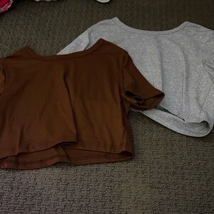 Brown and Gray Kids T-Shirts